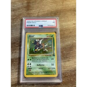 PSA 7 Spanish Pinsir 2000 Jungle 9/64 Holo Pokemon Card WITH A SWIRL